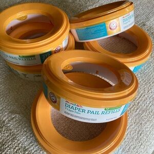 Seven Munchkin Arm & Hammer Diaper Pail Refill Rings